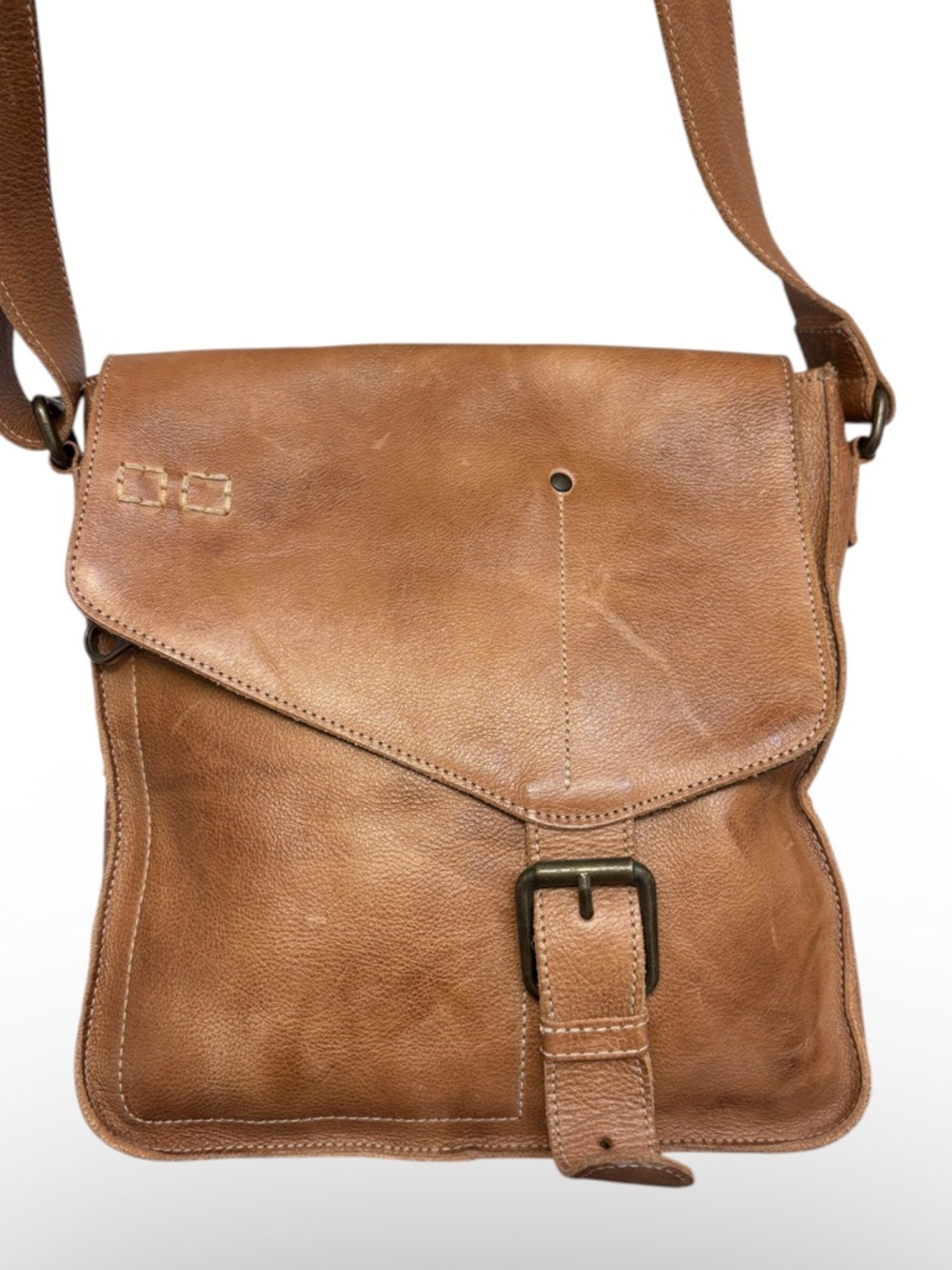 Bed Stu Venice beach handbag tan brown leather